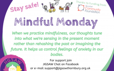 Virtual JIGSAW Mindful Monday – British Red Cross C.A.L.M.E.R.