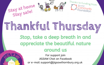 Virtual JIGSAW Thankful Thursday – Play in Nature