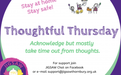 Virtual JIGSAW Thoughtful Thursday – “Coping with Lockdown from an Autistic Perspective” by Lauren Smith