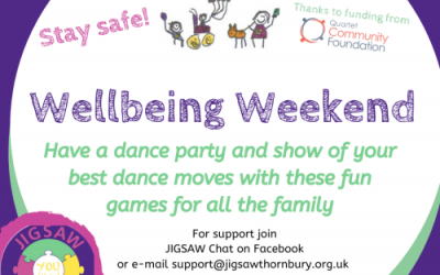 Virtual JIGSAW Wellbeing Weekend – Dance Party