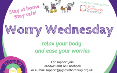 Virtual JIGSAW Worry Wednesday – Ease Your Worries