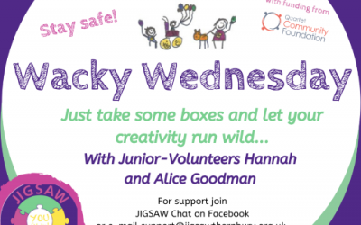 Virtual JIGSAW Wacky Wednesday – Building with boxes