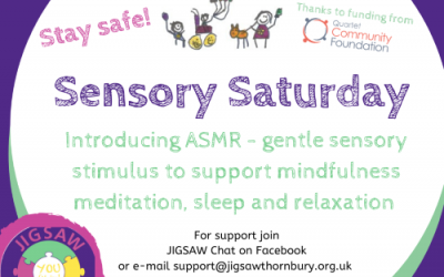 Virtual JIGSAW Sensory Saturday – ASMR