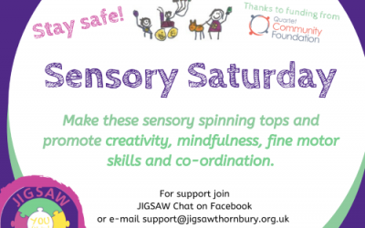 Virtual JIGSAW Sensory Saturday – Spinning tops