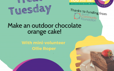 Virtual JIGSAW Treat Tuesday – Outdoor chocolate orange cake
