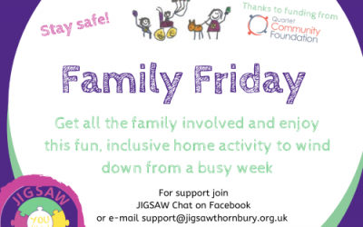 Virtual JIGSAW Family Friday – Indoor hidden treasure hunt
