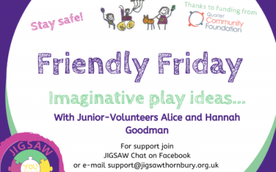 Virtual JIGSAW Friendly Friday –  Imaginative Play with the Goodman family