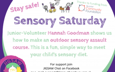 Virtual JIGSAW Sensory Saturday – Outdoor sensory assault course