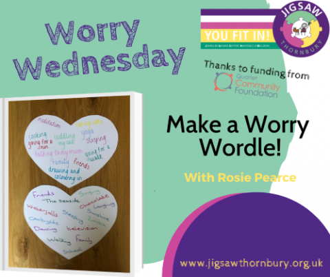 Worry Less Wednesday Virtual JIGSAW Worry Wednesday – Worry Wordle | JIGSAW Thornbury