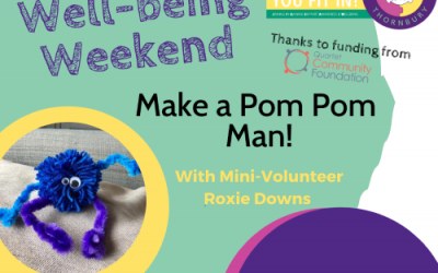Virtual JIGSAW Well-being Weekend – Make a Pom Pom Man