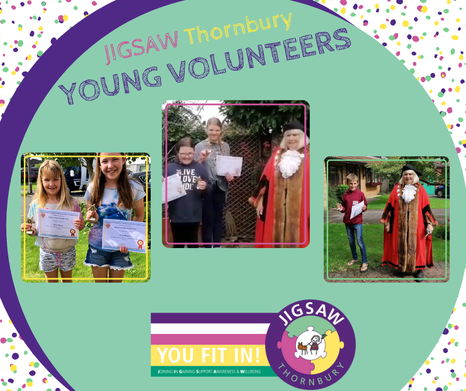 JIGSAW Young Volunteers given Mayor of Thornbury’s Youth Awards