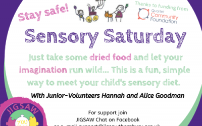 Virtual JIGSAW Sensory Saturday – Food Play