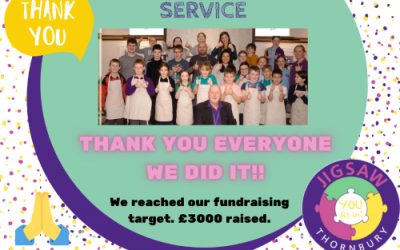 JIGSAW Young Volunteers Scheme hits fundraising target